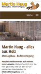 Mobile Screenshot of holz-haug.de